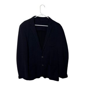 Exibit Mens Navy Blue Blazer Jacket